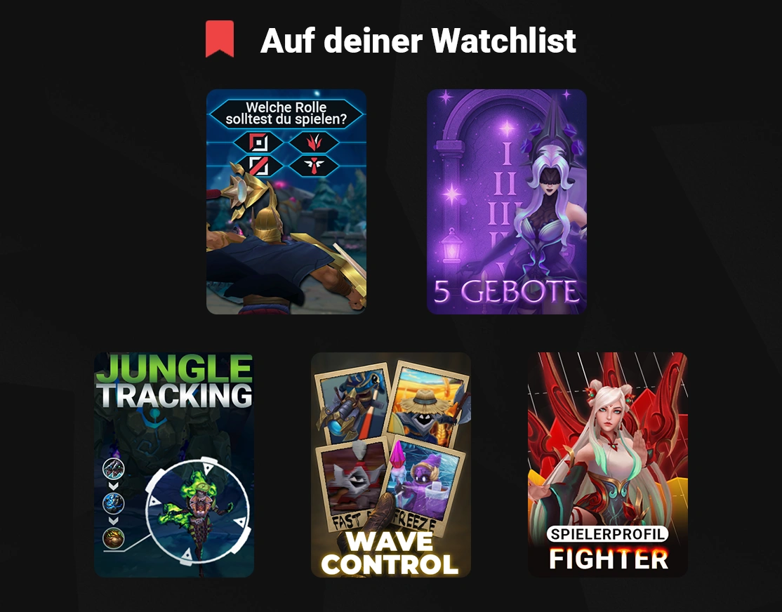 Persönliche Kit-Watchlist